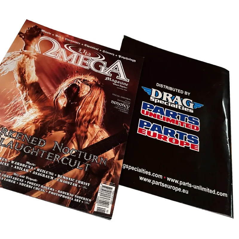 Cheap china book printing full color coated paper offset printing custom magazine printing