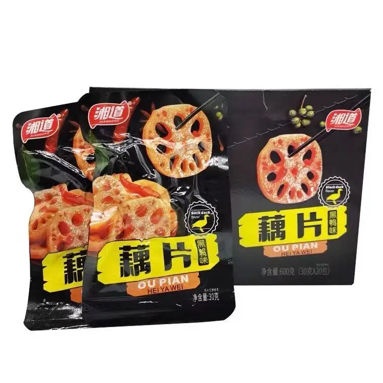 
Wholesale healthy Chinese specialty snacks sweet and spicy pickled pickles organic vegetables lotus roots lotus root slices 