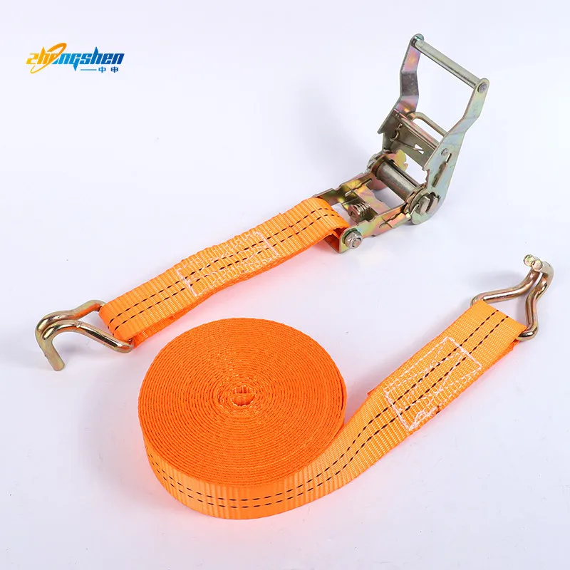Wholesale Heavy duty zinc plated cargo belt webbing buckle manufacturer 25mm 50mm tie down metal ratchet lashing buckle