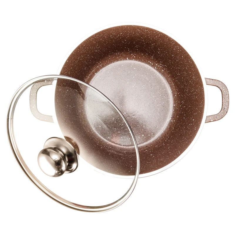 2022 алюминий 10 шт. Высококачественная гранитная посуда набор мраморных антипригарных кухонных принадлежностей