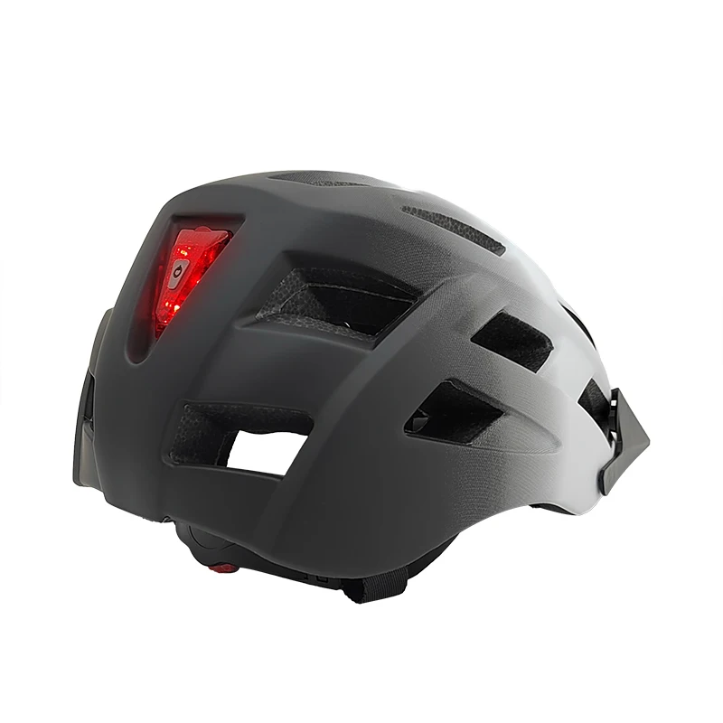 Wholesale in Large Quantities from Manufacturers Integrally Molding Bike Helmet with LED Tail Light