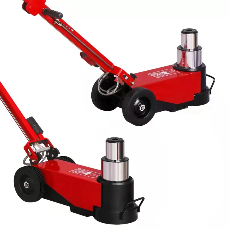 China Manufacturer 80 Ton Chromed Air Truck Lifting Pneumatic Truck Jack For Peru Market