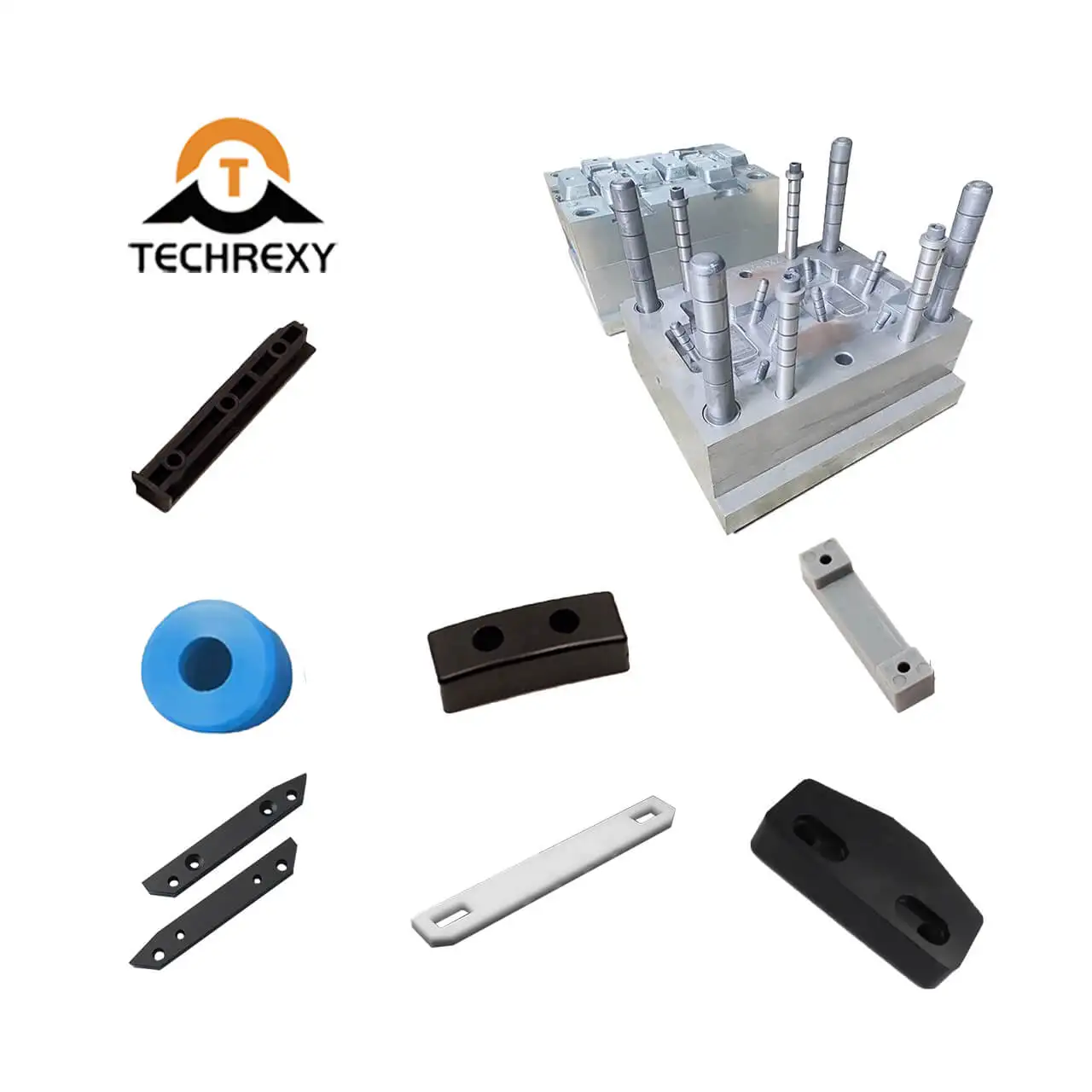 High Precision Injection Molding Custom Metal Mold ABS PC Materials Shenzhen Made Household Products for Steel PVC Rubber PU PP
