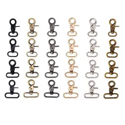 Hardware Accessory Metal Swivel Buckle Alloy Belt Buckle Clasp Lobster Trigger Clips Snap Bag Hook  For Handbag