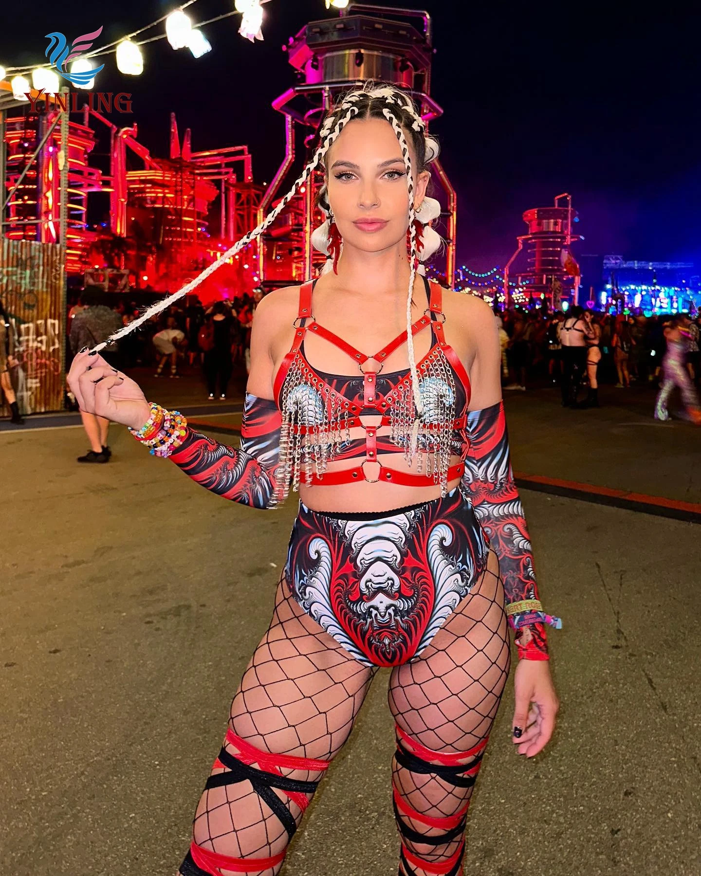 New Design Wholesale Exotic Dresses Stage Dance Wear Performance Custom Witch Wear