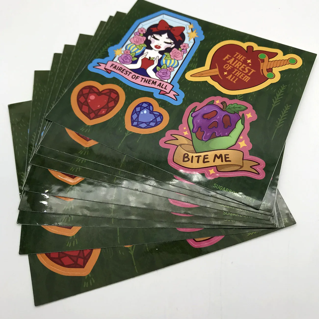 Art Half Self Adhesive Custom Sticker Sheet Printing Vinyl Kiss Cut Cartoon Logo Stickers Low MOQ