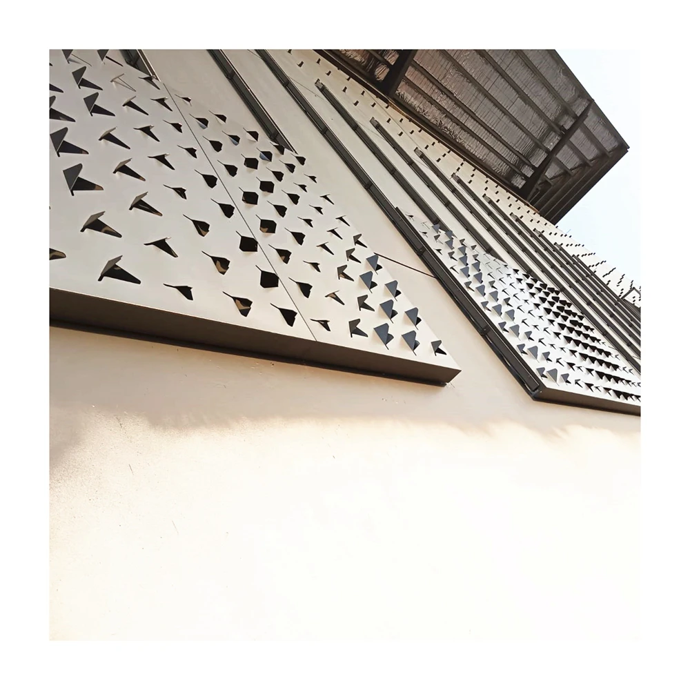 butterfly effect 3D facade dragonfly pattern aluminum facade panel outdoor metal panel curtain wall facade