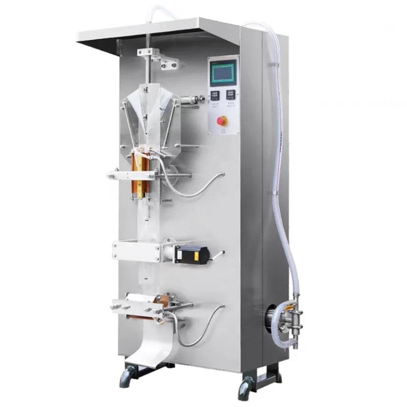 Milk Filling Sealing Liquid Packaging Machine Automatic Small Sachet Packaging Automatic Plastic Plastic Bag Making Machine 220