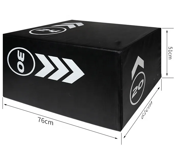 Workout Hot Selling High Density 3 in 1 Jump Box Fitness Equipment Accessories Foam Exercise Soft Plyometric Plyo Box