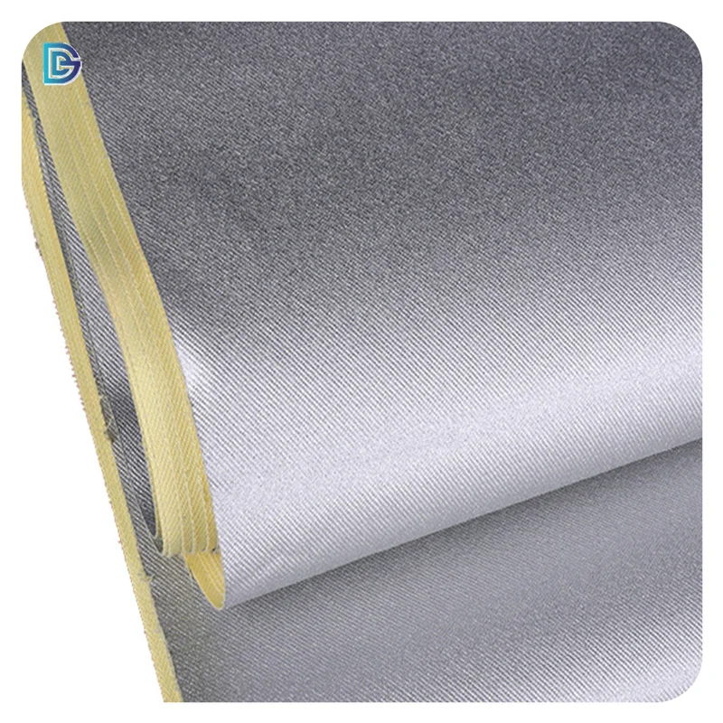 Теплоотражающая огнестойкая алюминиевая арамидная теплозащитная ткань от китайского производителя