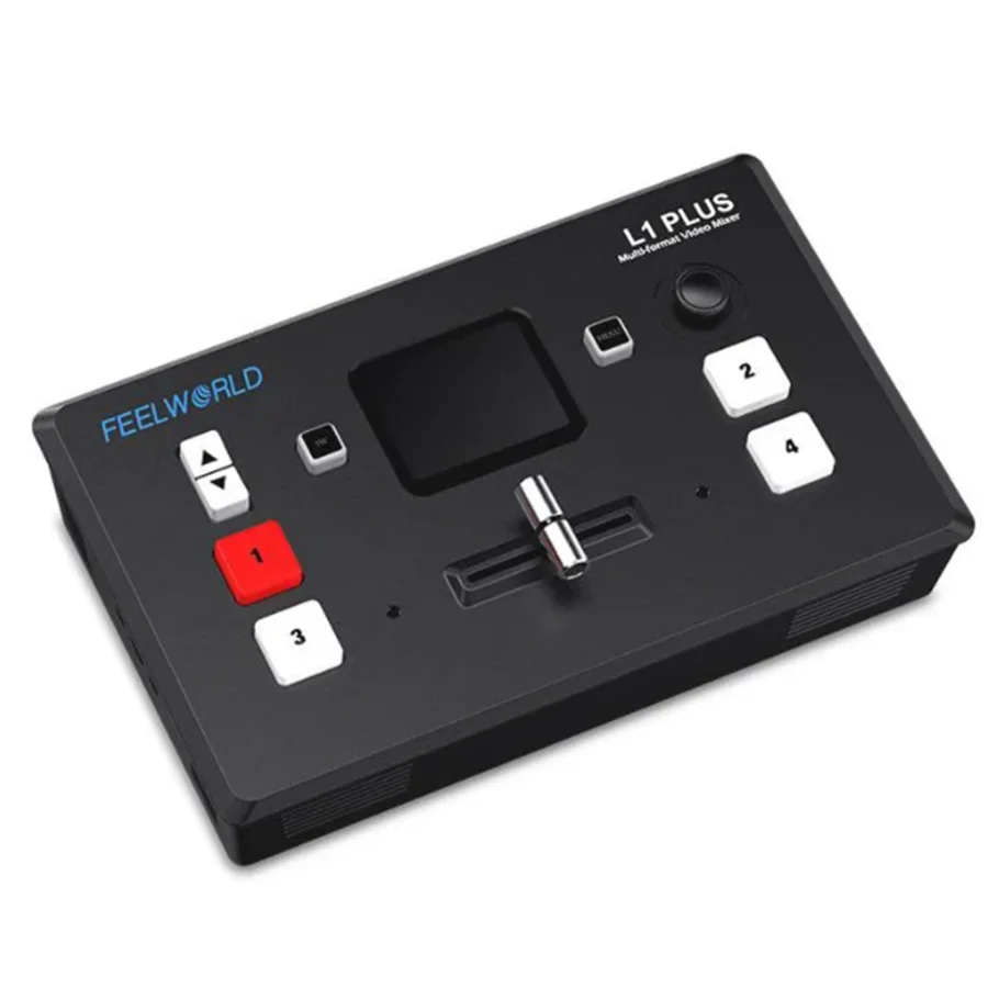 FEELWORLD L1 PLUS Touch Screen Multi-camera Video Mixer Switcher PTZ Control USB3.0 Fast Streaming