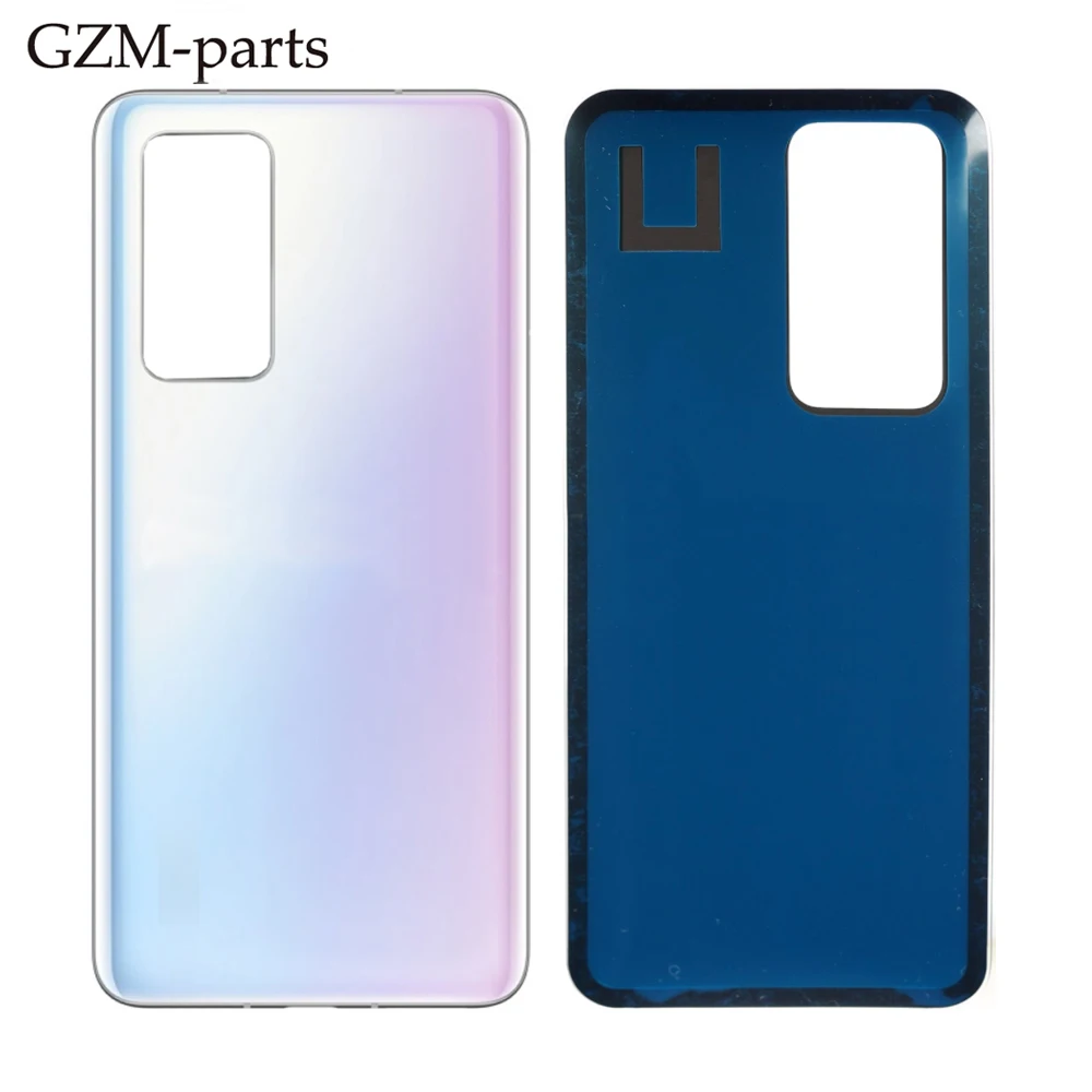 GZM-parts Glass Back Cover Spare Parts For Huawei P40 Pro Back Battery Cover Door Housing Repair