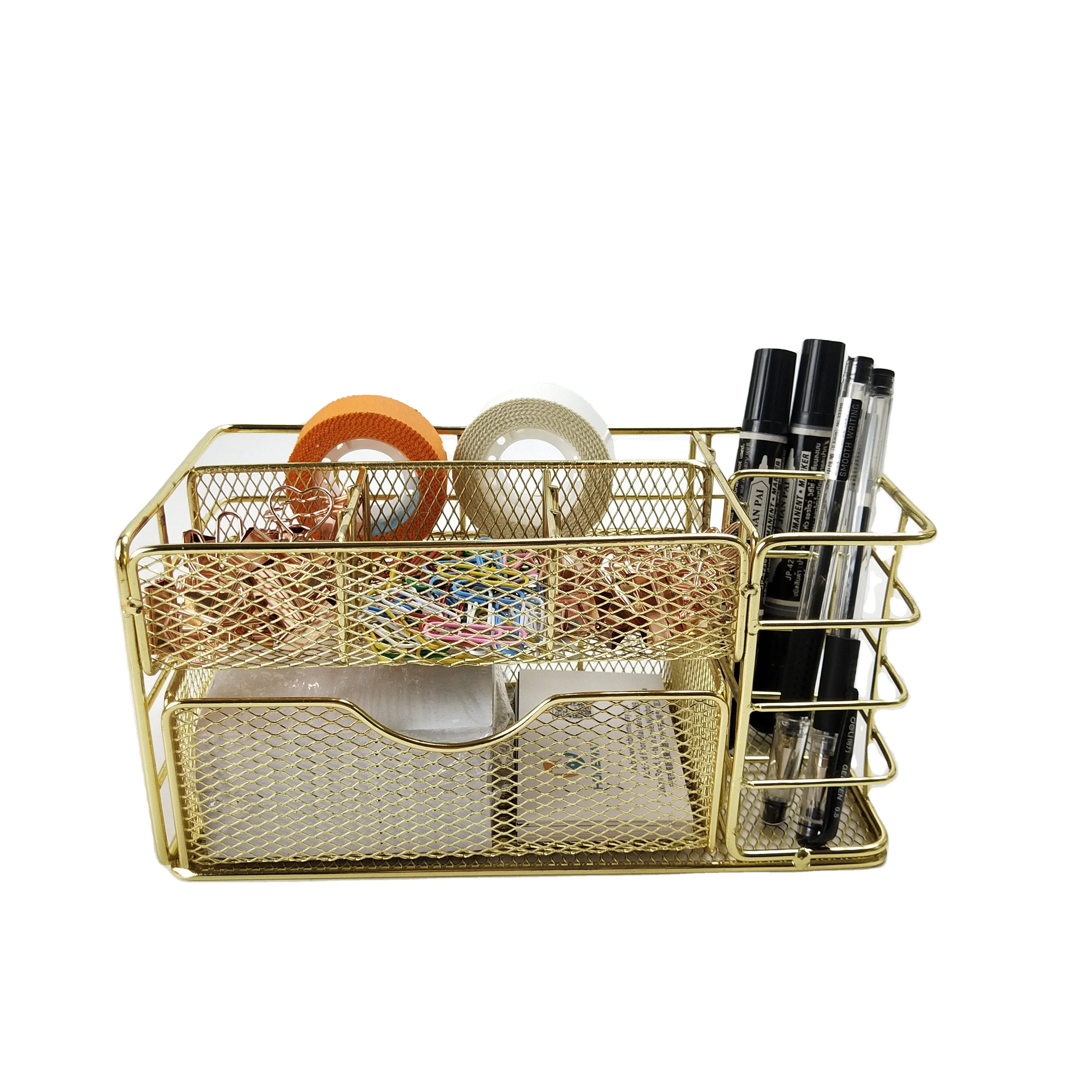 Home Office Desktop Accessories Multi-functional  Storage Container Pen Storage Holder Stationary Accessories Desk Organizer