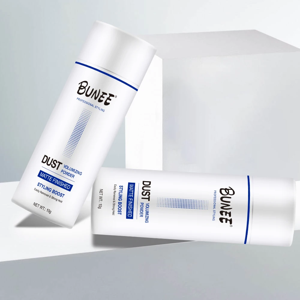 Matte finished hair volume fiber powder volume up hair styling