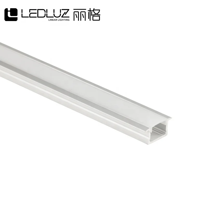 Wholesale Price 18.5mm Aluminum LED Profile with Flange 12mm High Recessed Extruded LED Profile Linkable Linear LED Light