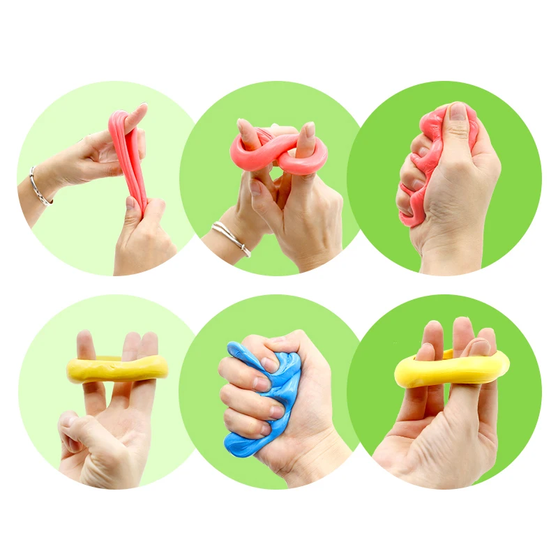 SISLAND Hot-sale Rehabilitation Comfortable Feel Putty Colorful Hand Exercise Therapy Putty For Finger And Hand