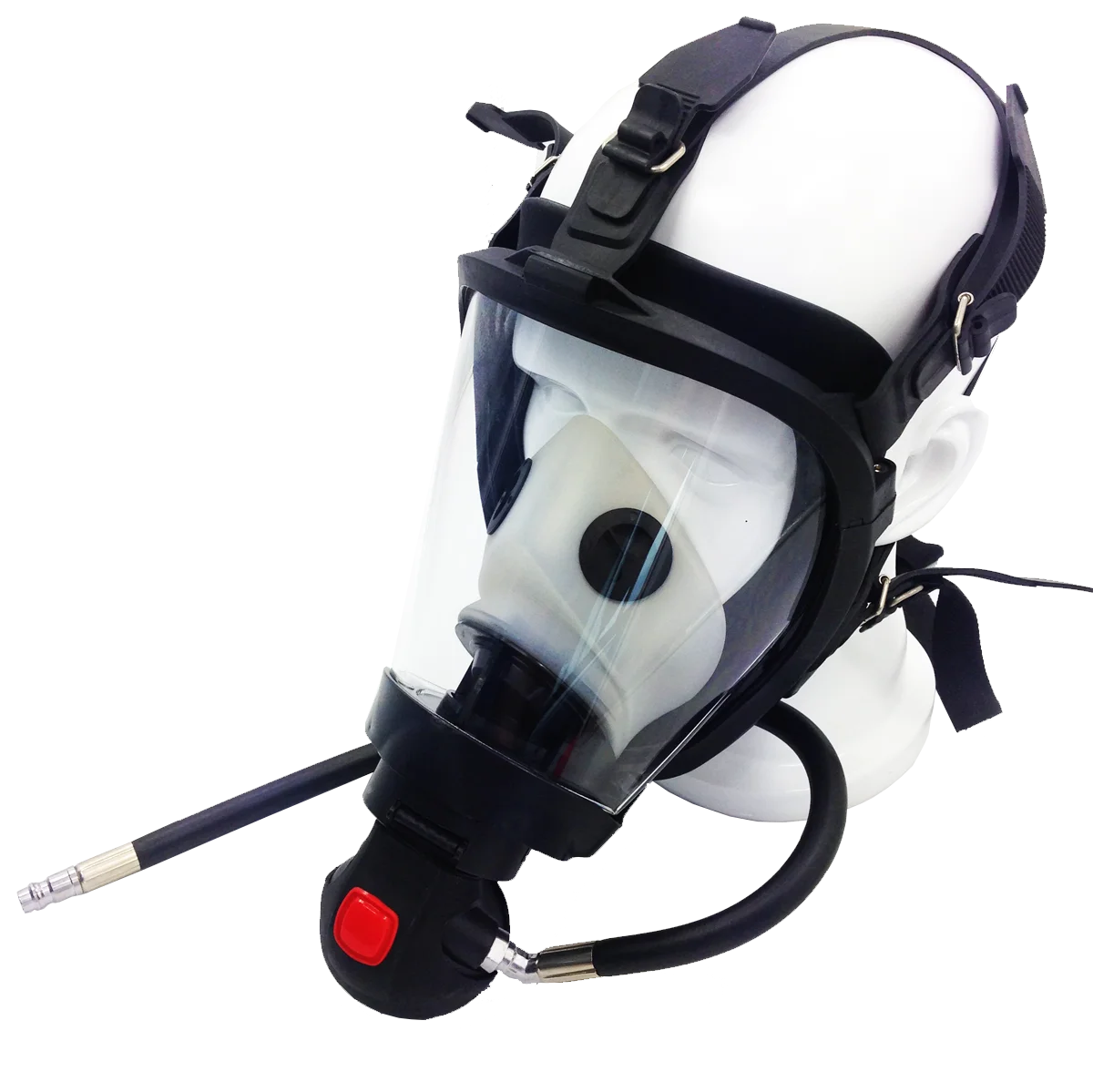 CE Standard high quality flame resistant silicon rubber Firefighting Equipment SCBA mask