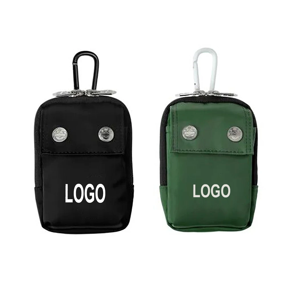 Manufacturer Customized Leather Golf Range Finder Carry Case Bag Nylon Adjustable Strap with Belt Clip