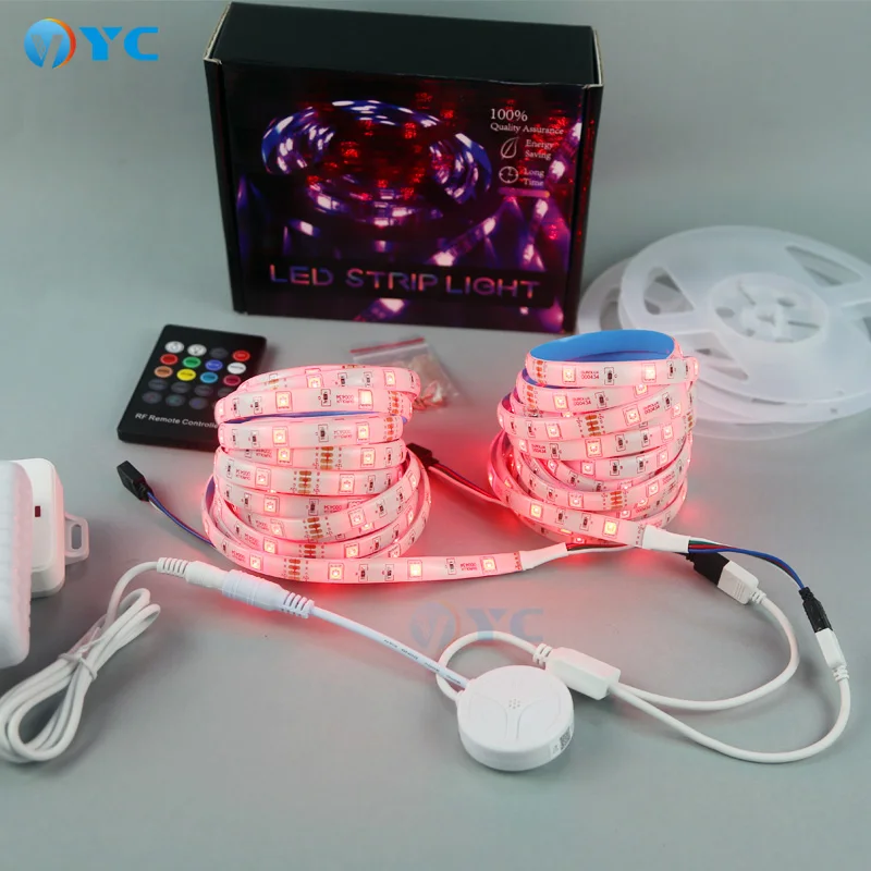 Multi Dream Colors 5M 10M 15M SMD5050 WiFi Smart Remote Control Waterproof RGB Ceiling Crome Flexible LED Strip Lights Set