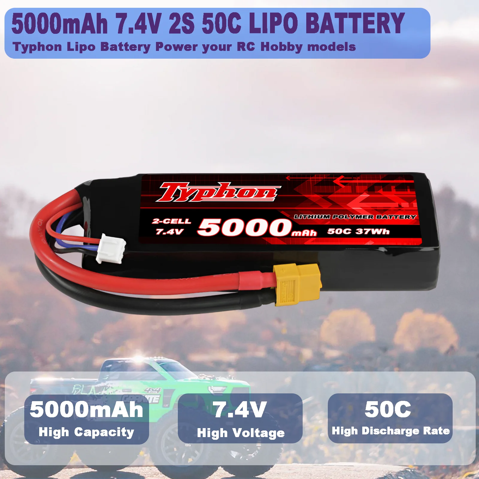 High Quality 1s 2s 3s 3.7v 7.4v lipo battery 1000mAH 1200mAH 1500mAH 2200mAh 5000mAh Lithium polymer batteries