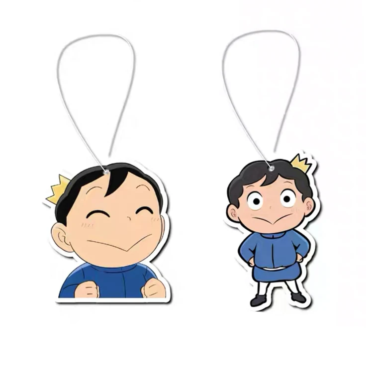 New Long Lasting all scents designer printed paper liquid car Pink pig logo scented custom air freshener for gift