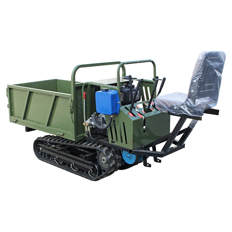Power Barrow Crawler Tracked Mini Dumper Rubber Track