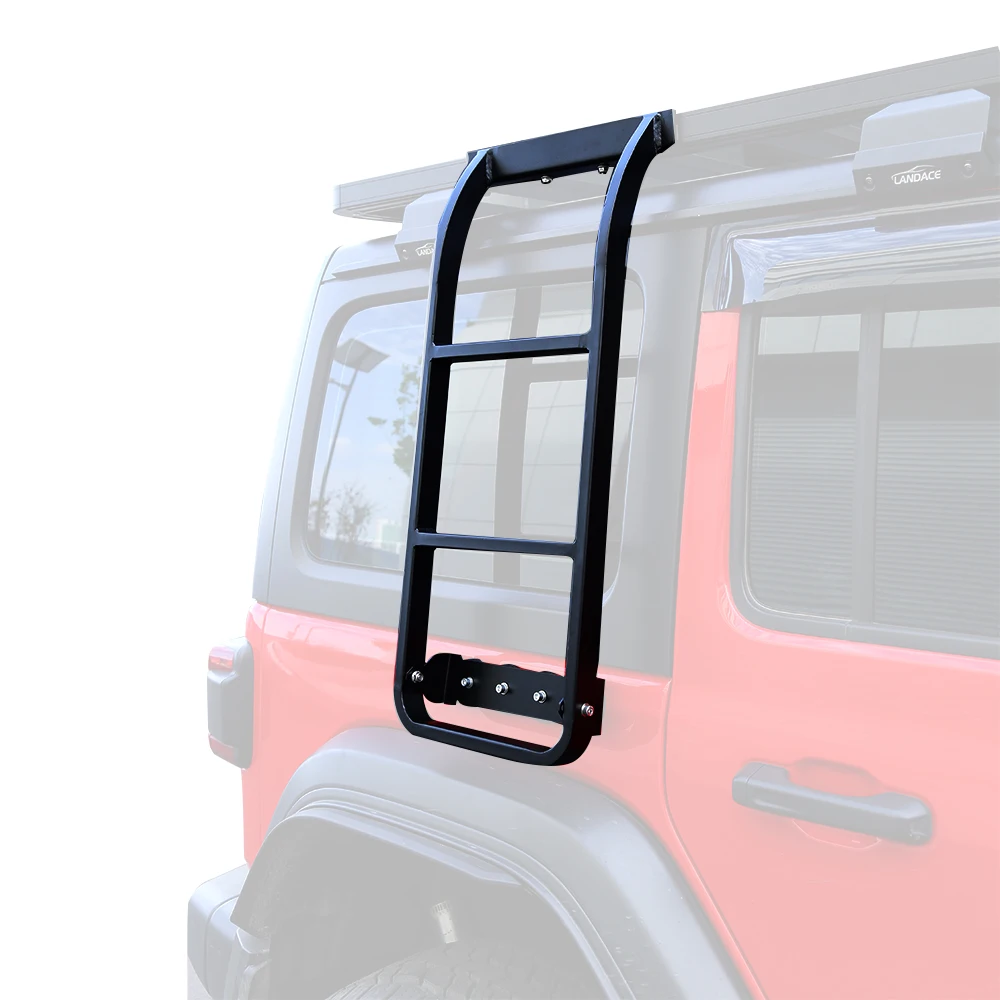 Car Ladder Support Single Sided 4X4 Car Roof Side Ladder for Jeep Roof Rack
