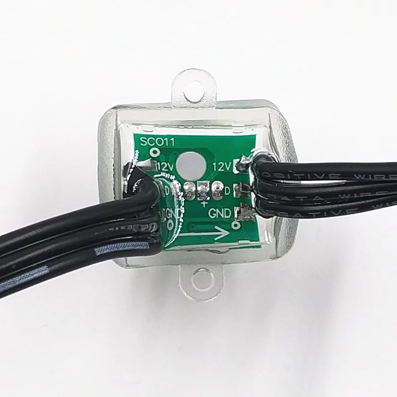  DC 12 В 100ct WS2811 квадратный светодиодный пиксельный белый провод 18awg с ray wu/paul zhang/xconnect/diy