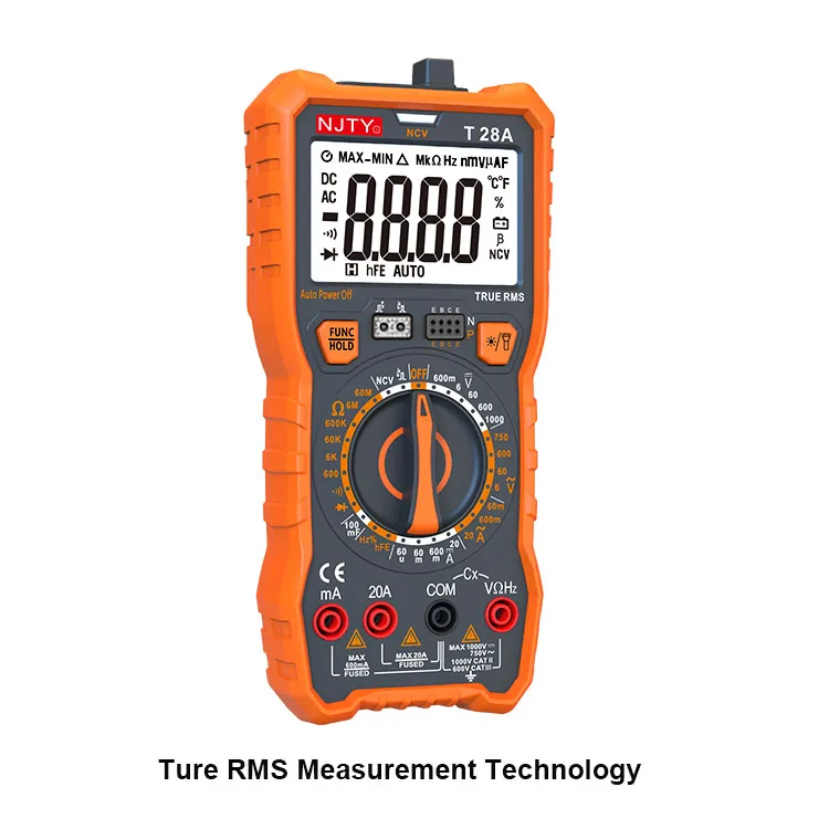 Automotive digital multimeter NCV Detection 1000V voltage meters T28A smart Multifunctional Stable Performance