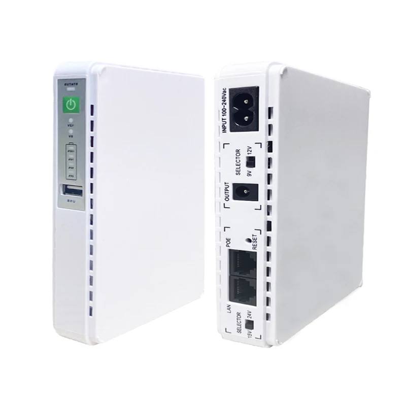 Fanshine FSP1-C Мини DC POE портативный источник бесперебойного питания 8800 мА/ч 8000 17 Вт Выход 9v 12v 15v 24v резервного для маршрутизатор