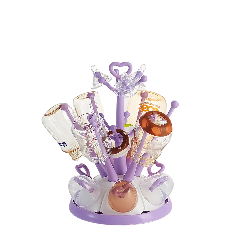 Termichy Easy Cleaning Baby Pacifier Bottle Dryer Holder Large Capacity Detachable Drain Water Baby Bottle Drying Rack