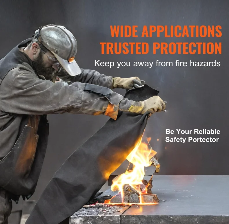 Fire Blanket Manufacturer Lowes Fire Proof Insulation Fiber China Fire Fight Fabric Color Material Pieces Origin