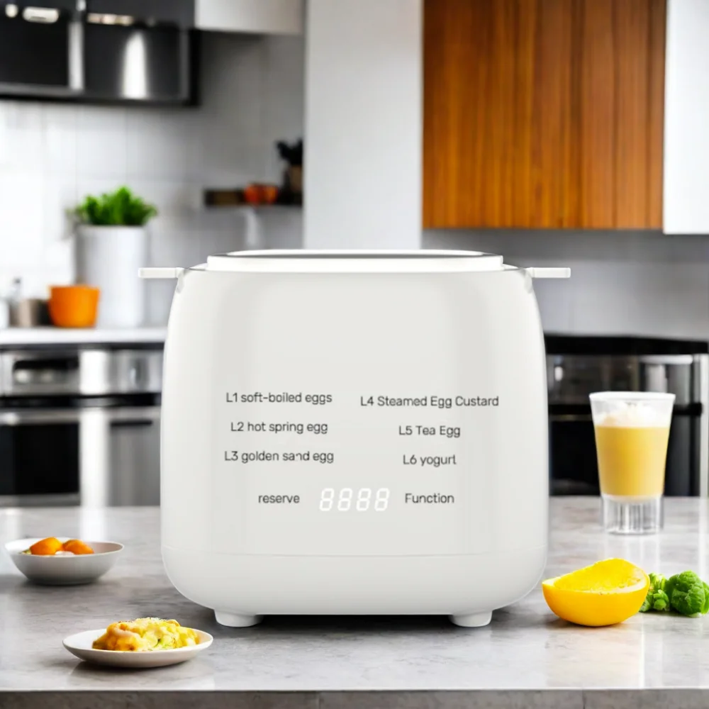 300W Automatic Electric Egg Boiler Low Power Consumption Visual Multifunctional Breakfast Cooker for Household Use
