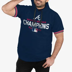 High Quality Street Wear Over Size Wholesale Hoodie Fashion Clothing Man Blank Short Sleeve Sweatshirts Hoodies