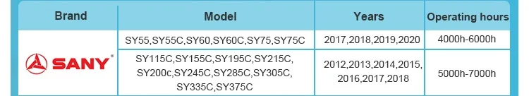 excavator used machine