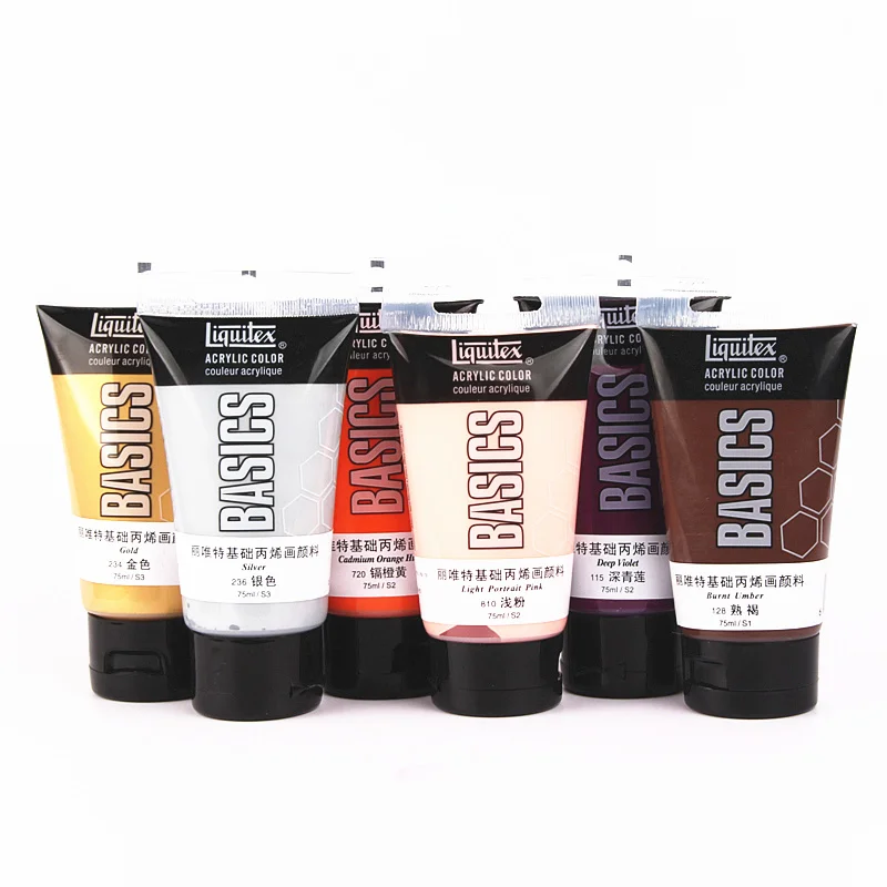 
Liquitex Acrylic Paint 75ml BASICS Professional Waterproof Lightfast 