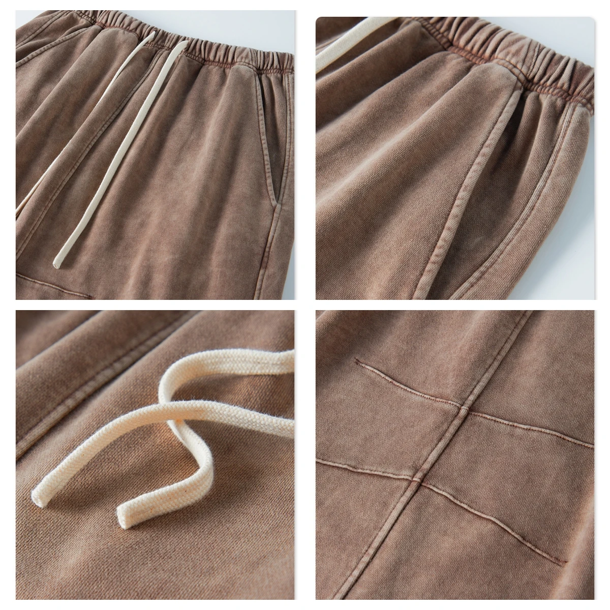 2023 New Arrival Fashion High Quality 380GSM 100%Cotton Solid Long Skirts For Women Customized Brand Casual Vintage Wash Skirts