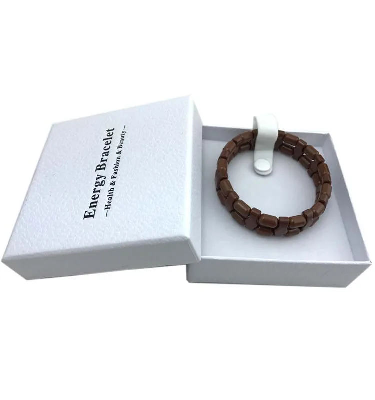 Bracelet Black Tourmaline Beads Ion Benefits Natural Magnetic Bracelets