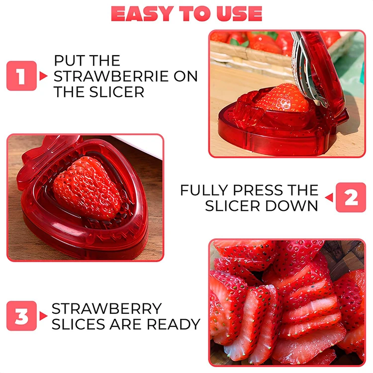 Wholesale Kitchen Gadgets Stainless Steel Fruit Heart Shaped Shell Slicer Shredder Strawberry Boiled Egg Cutter