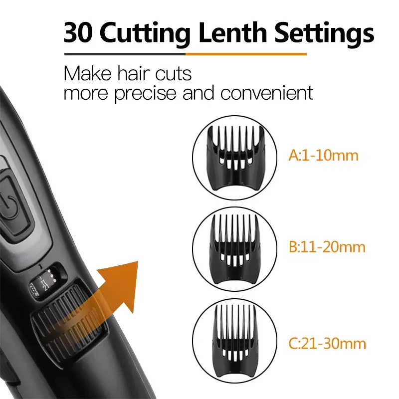 New Product Electric Precise Adjustment Length Painless Bread and Hair Trimmer  for Men