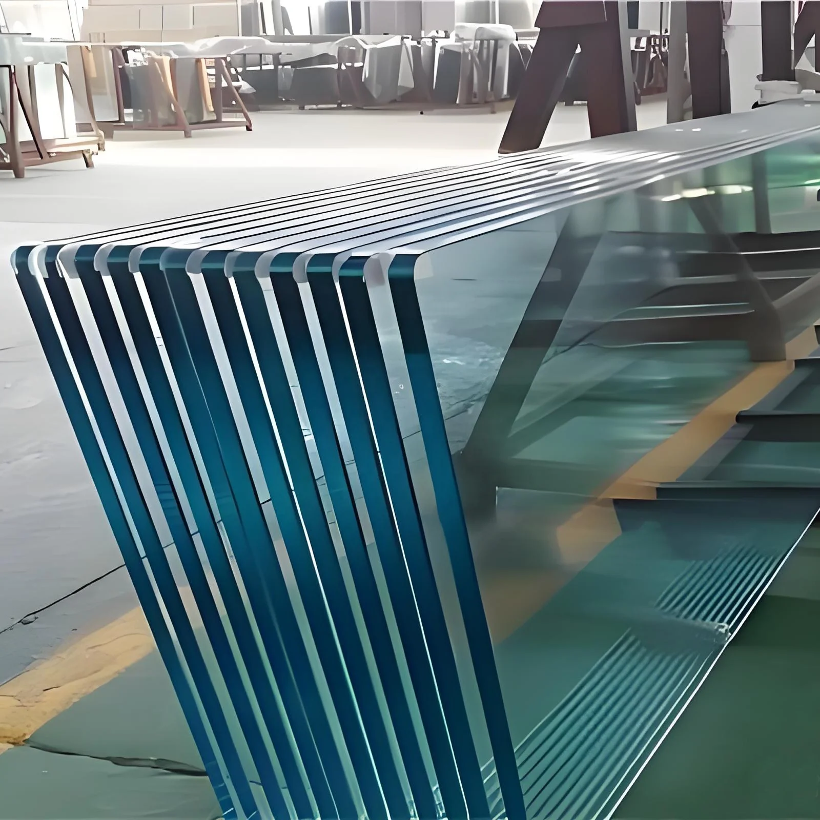 Factory Customized Door Decorative Construction Curtain Wall Toughened Tempered Tinted Glass for Industrial Using