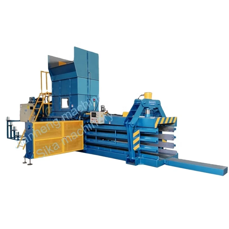 Full Automatic Hydraulic waste paper carton plastic PET bottle press machine baler machine