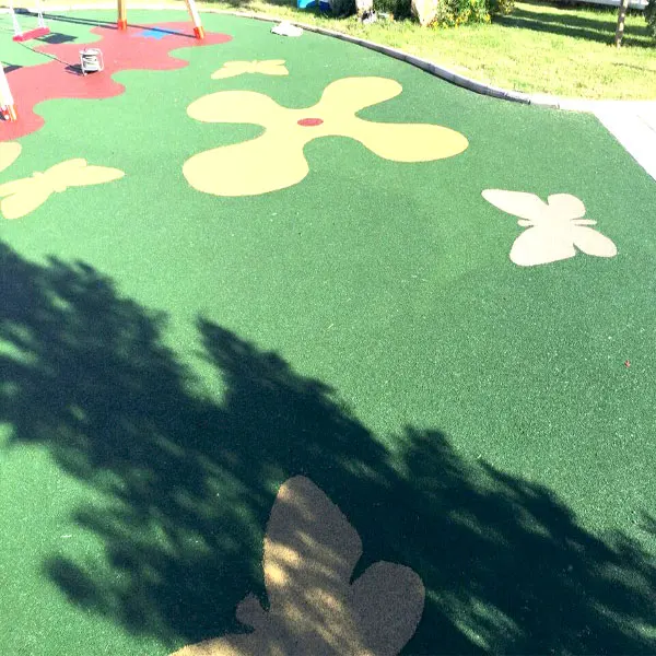 Wet Pour in Place Epdm Rubber Colored Flooring Surface FN an 22071808