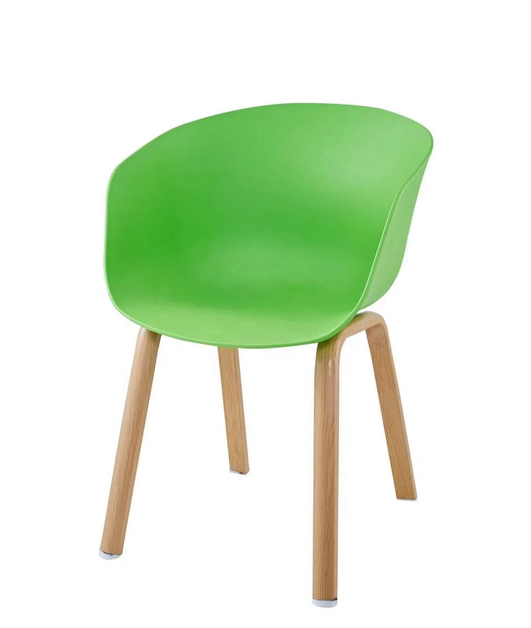 modern plastic seat metal frame leisure dining chair living room coffee armchair