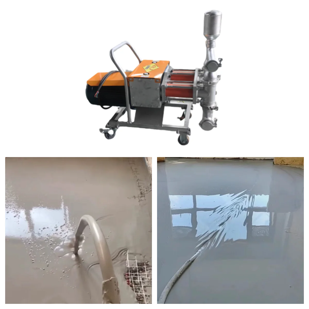 Self leveling transfer pump used for floor leveling  220V small volume convenient to move Plunger self-leveling transfer pump