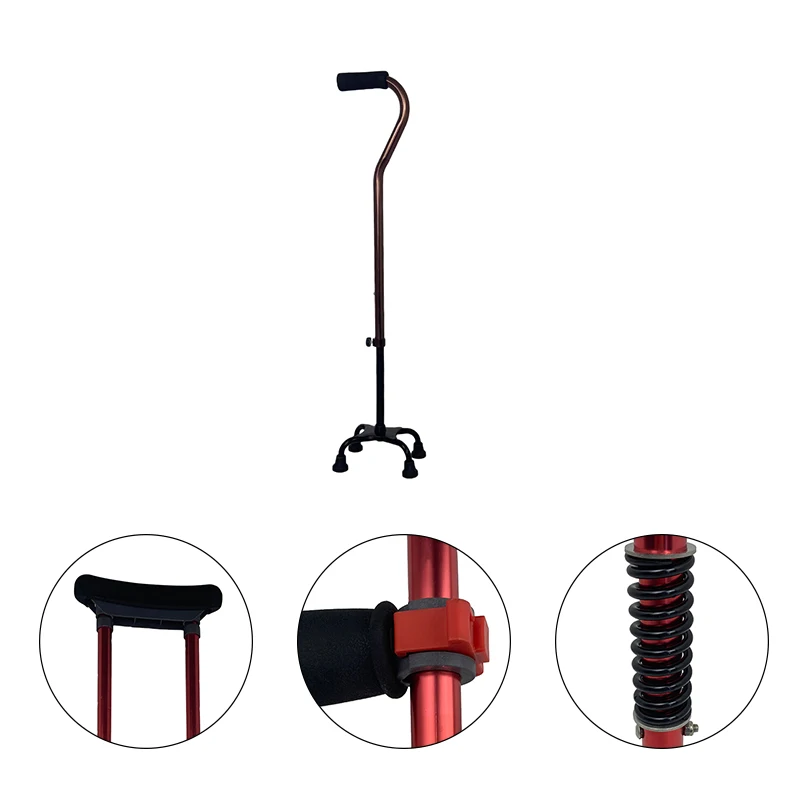 Elderly underarm medical crutches underarm aluminum alloy disabled crutches shock-absorbing and comfortable armpit crutches