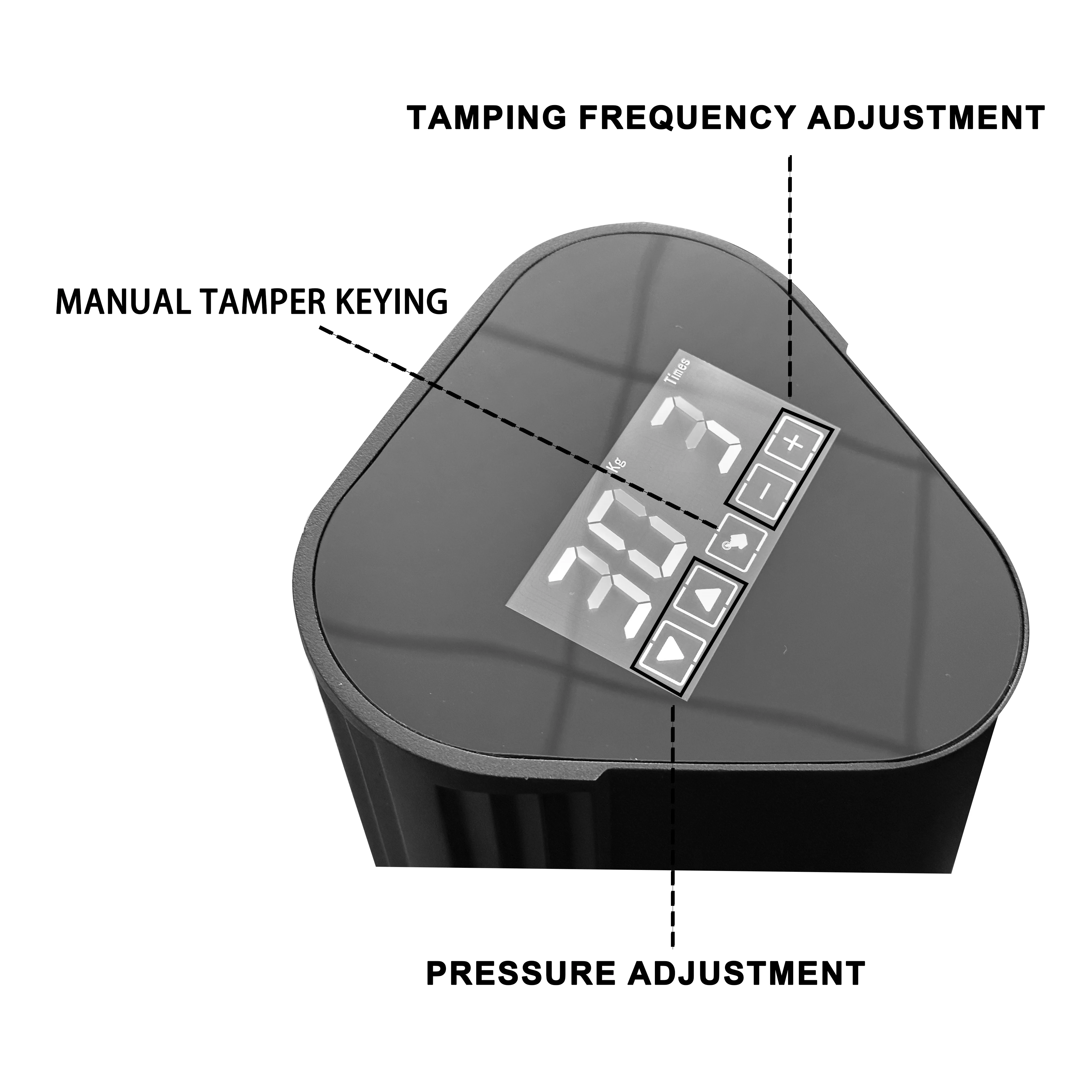 Automatic 49mm 51mm 53mm 58mm 58.35mm 58.5mm Coffee Tamper Adjustable Pressure Commercial Electric Coffee Tamper Machine