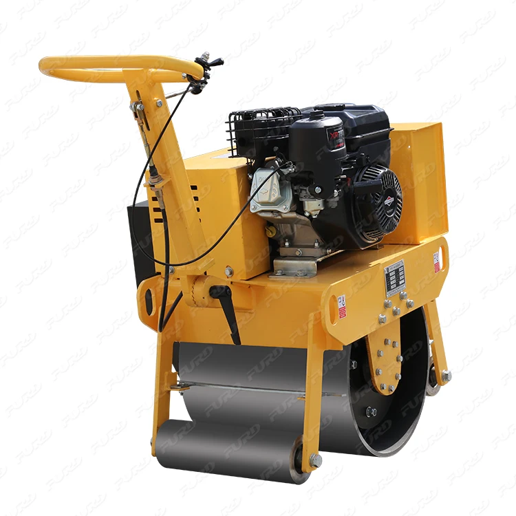 Smooth wheel mini single drum asphalt vibratory road roller for asphalt pavement