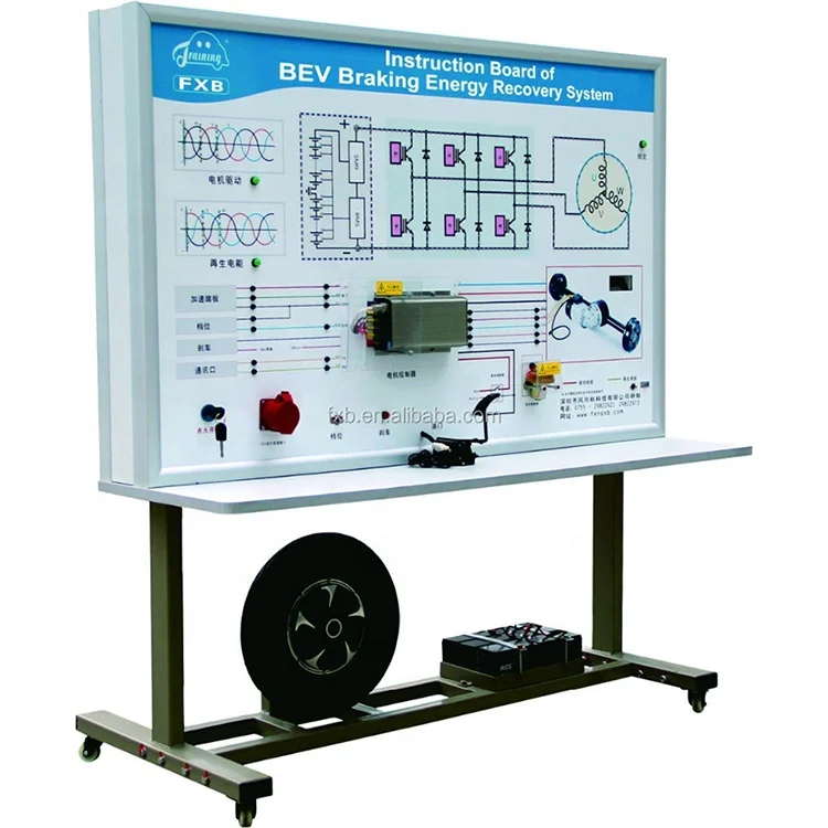 electrical board of Battery Electric Vehicle Braking Energy Recovery System New energy automobile educational equipment