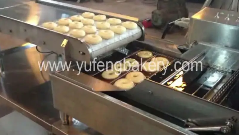 Fresh Donut Frying Machine with Depth/Flip Frying Conveyor Customized Automatic, Make Donuts Efficiently and Quickly